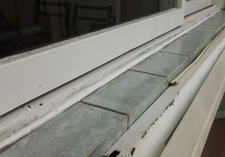 Sellado con silicona de ventanas sellado de ventanas